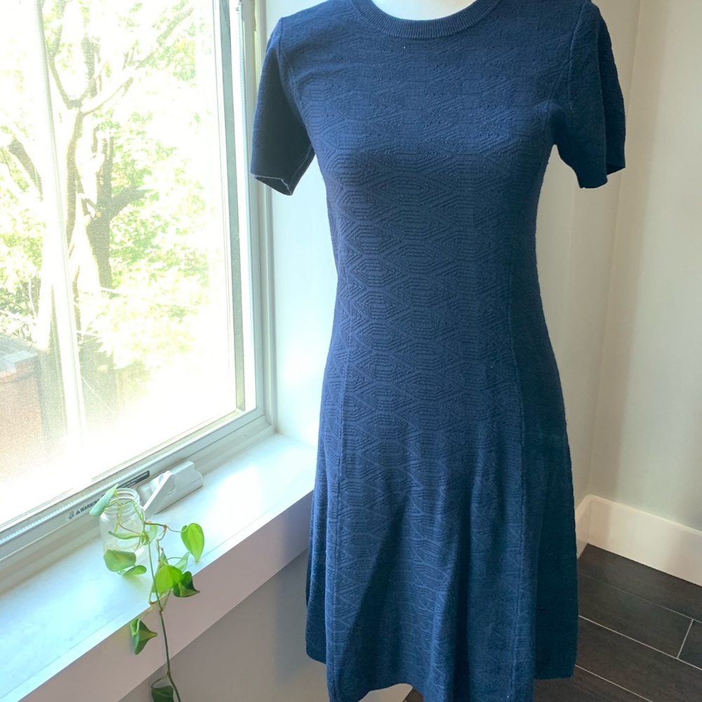 Michael Kors Navy Sweater Dress